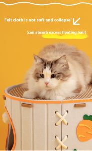 carrot double felt bucket