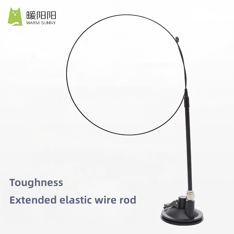 Suction Cup Feather Cat Toy green cat step