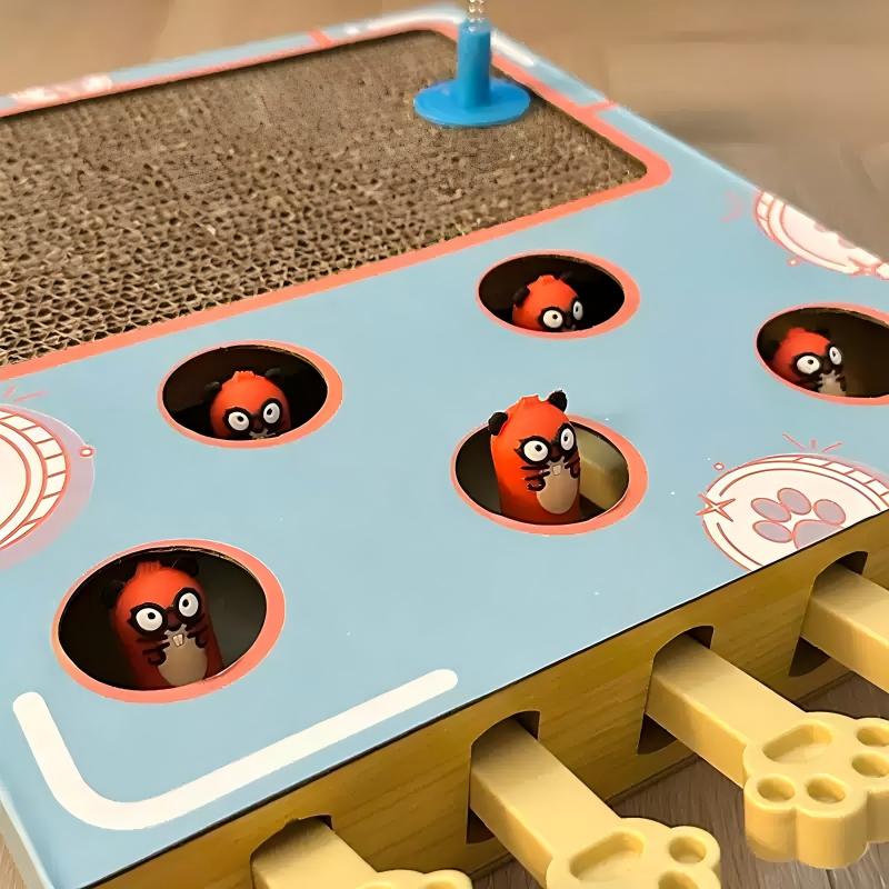 Game Cat Toy Box green cat step