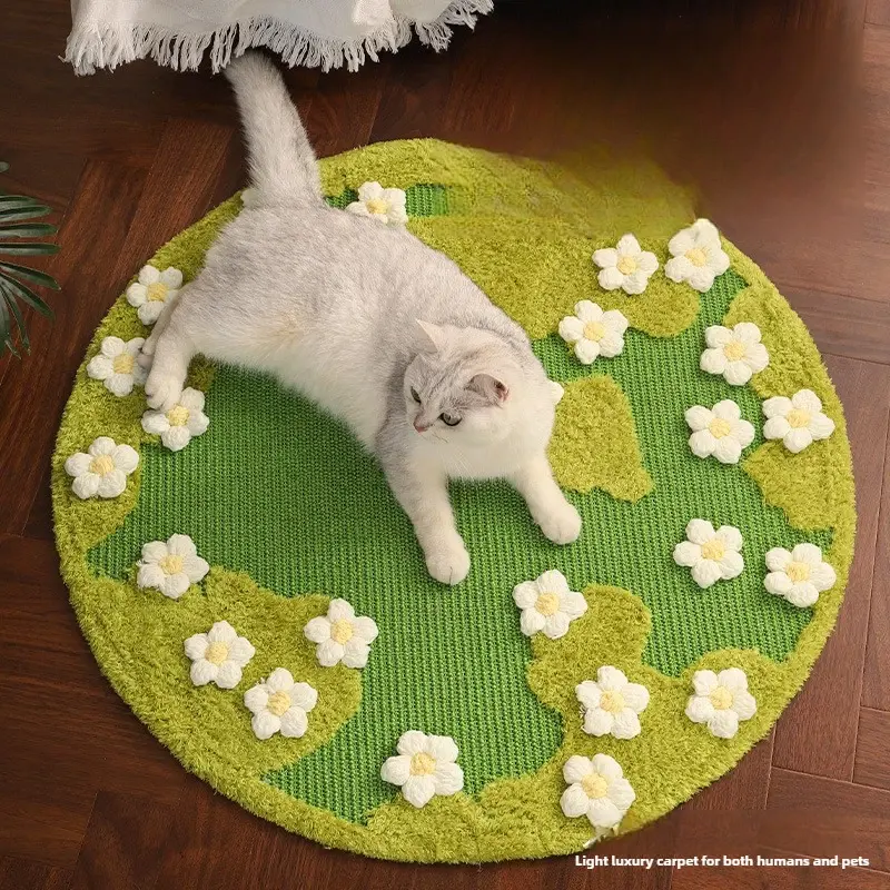 sisal carpet with flowers sisal carpet with flowers