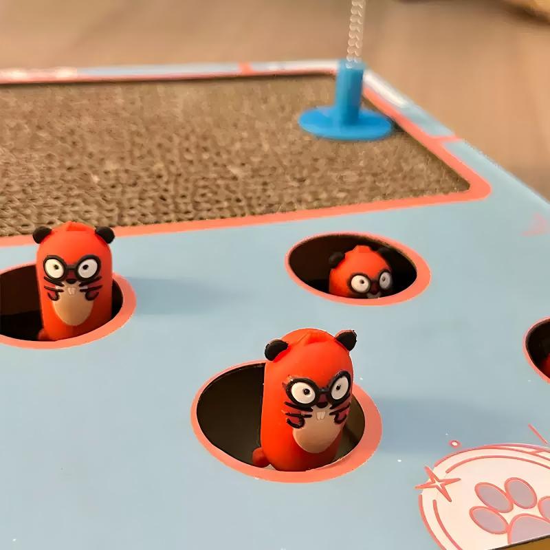 Game Cat Toy Box green cat step